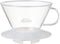 ???(Kalita) Carita WDG-185 Coffee Wave Series Glass Dripper for 2-4 People, Clear #05112...