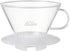 ???(Kalita) Carita WDG-185 Coffee Wave Series Glass Dripper for 2-4 People, Clear #05112...