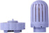 Air Innovations HUMIDIF Humidifier Demineralization Filters-Plastic-Set of 2, Silver...