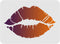 FINGERINSPIRE Lips Drawing Painting Stencils Templates 11.6x8.3 inch Plastic Stencils Decoration Rectangle Reusable Stencils for Painting on Wood,...