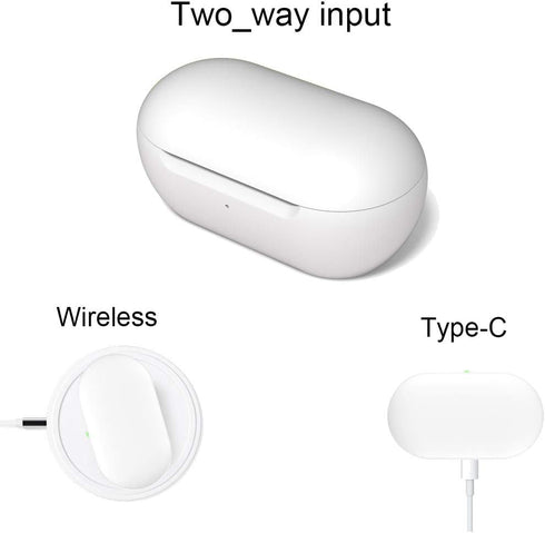 Charging Case for Galaxy Buds/Galaxy Buds+ (SM-R170/R175), Replacement Charger Case Cradle Dock for Samsung Earbuds (White)...