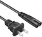 2 Prong AC Power Cord Charger Cable Fit for ONN. 100008736,JBL PartyBox 100 200 300 310 710 1000 On-The-Go Wireless Bluetooth Speaker Audio System...