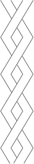 Quilting Creations Stencils for Machine and Hand Quilting | Set of 3 Quilt Plastic Stencils for Borders and Patterns | Various Border Designs, wit...