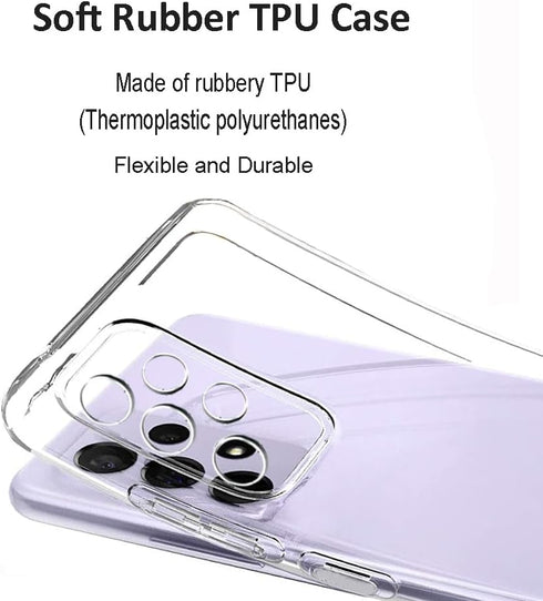 Unov Case Compatible with Samsung Galaxy A23 5G Clear with Design Soft TPU Shock Absorption Slim Embossed Pattern Protective Back Cover Case 6.5 i...