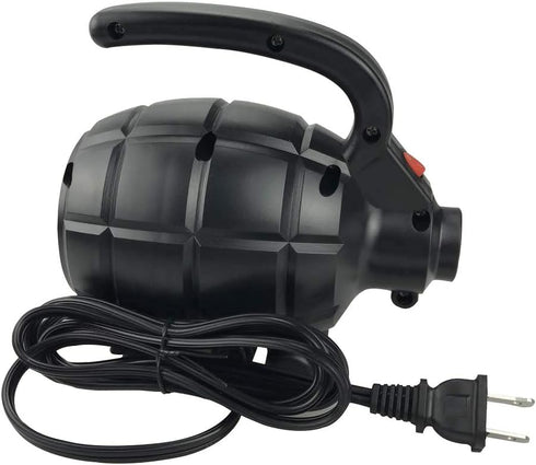 BOMPOW Electric Air Pump for Inflatables, AC (110V), 600W, 20L/min, Black, 4 Detachable Nozzles, Inflator/Deflator, Queen/King Size Air Mattress, ...