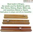 Bobbin Rack Magnet - Handmade Hardwood Holder for Metal Bobbins - Magnetic Bobbin Holder – Bobbin Storage Rack – Bobbin Thread Organizer - Class 1...