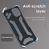 Kowauri Metal Case for iPhone 12 Pro Max,Gundam Aluminum Metal Shock Proof Frame Bumper Double Color Oxidation Aluminum Metal Case Cover for iPhon...