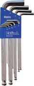 EKLIND 13709 Bright-Ball-Hex-L Key allen wrench - 9pc set Metric MM sizes 1.5-10 Long series...