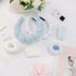 AHONEY 2 Set Spa Headbands for Washing Face and Wristband Set, Skin Care Headband Sponge Facial Skincare Headbands Terry Cloth Puffy Makeup Access...