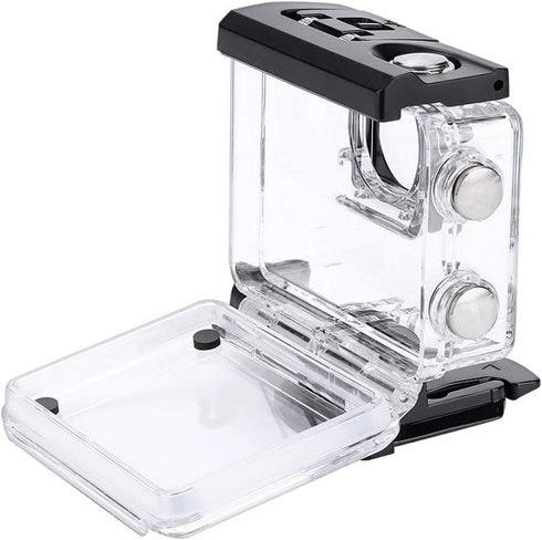 sjcam sj6 Legend 4k Water case-Acouto Waterproof Housing Case,2.9x2.4x1.3in Transparent Underwater Diving Housing Waterproof Camera Case for SJCAM...