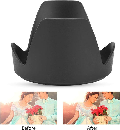 Camera Lens Hoods, HB-50 Quality ABS Lens Hood Shade for Nikon AF-S 28-300mm F3.5-5.6G ED VR, and 18-300mm Lens....