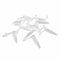 50 Pcs Centrifuge Tubes Bottom Tip Clear Plastic Test Tube Vials 0.2mL 0.5ML 1.5ML (0.5ml)...