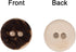 Natural Round Shape Deer, Elk Antler Buttons 3 Sizes 5pieces (15 mm (0.59 inch))...