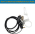Walkie Talkies Earpieces(2 Packs) with Mic 2 Pin Covert Air Acoustic Tube Headset for Baofeng UV-5R BF-888S BF-F8HP Retevis H-777 Kenwood Pxton Pu...