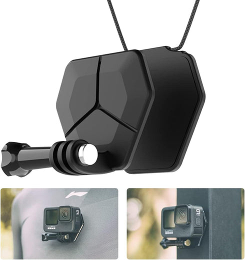 SUREWO Magnetic Action Camera Mount for Gopro,Magnetic Fence Mount Compatible with GoPro Hero 12 11 10 9 8 7 6 5 Black,DJI Osmo Action 3,Crosstour...