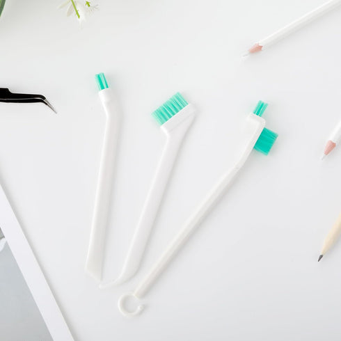 Small Cleaning Brushes for Household 3Pcs Crevice Cleaning Tool Set Tiny Cleaning Brush for Tight Spaces Window Track Kitchen Corner Keyboard Car ...