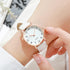 Classic Women's Wrist Watches with Easy-to-Read Luminous Dial, Quartz Movement and Leather Band - Vintage Small Face Round Watches for Ladies...