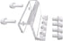 Acrylic Aquarium Soft Tube Fixture Holder for Holding Doing Pump Soft Hose (2 Pieces)...