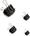 YEJI 50 PCS Black Binder Clips Paper Clamp Paper Binder Assorted Sizes for Office, Home Using, School Using, Especially for Students, Teachers to ...