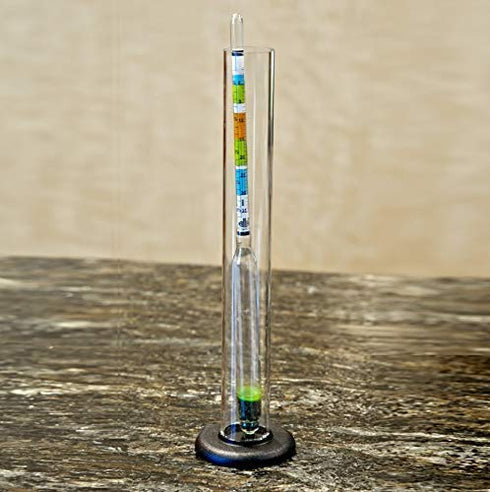 Fermtech 10" Hydrometer Test Jar for Beer or Wine Sampling, Plastic bu Ubrewusa...