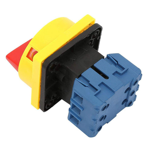 Load Circuit Breaker Switch, 25A/32A 3-Pole 2-Position Rotary Cam On-Off Power Switch for Industrial, Circuit Breaker Rotary Switch(32A)...