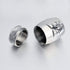 Dletay Small Keepsake Urns for Human Ashes 1.57 Inch Mini Cremation Urns for Ashes Stainless Steel Memorial Ashes Holder-Your Wings were Ready, Bu...