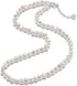 5-6MM AAA Natural Freshwater Pearl Necklace 925 Sterling Silver Clasp Handmade Fashion Jewelry for Women Adjustable Pearl Necklace Gift 16 Inches...