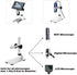 Ninyoon Universal Microscope Stand Pro, Stable Professional Aluminum Alloy Scope Base Holder Support Bracket for Max Diameter 1.4" USB Digital Wir...