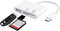 Acuvar USB C Ultra High Speed Memory Card Reader & Writer for SD, HC, SDXC, MicroSD, SDHC, MicroSDXC for Computers, Smartphones and All USB C Enab...