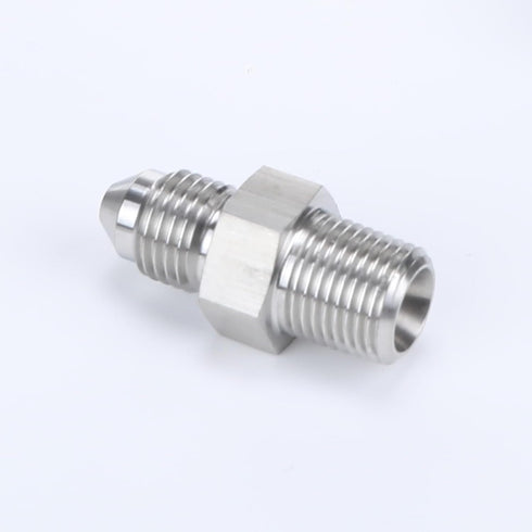 Male 1/8" NPT to -3 AN Flare Adapter Straight Stainless Steel...