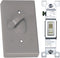 SIGMA ELECTRIC 14216 Sigma Toggle Switch Wp 2-3/16" X 4-9/16" Al 1 Gang Gray Shrinkwrap, No Size, Grey...
