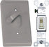 SIGMA ELECTRIC 14216 Sigma Toggle Switch Wp 2-3/16" X 4-9/16" Al 1 Gang Gray Shrinkwrap, No Size, Grey...