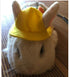 ANIAC Funny Cat Hat for Cat XXS Dog Sun Hat with Ears Hole Rabbit Outfit for Bunny Mini Sombrero Puppy Hat Party Costume Head Accessories for Kitt...