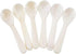 DUEBEL Caviar Spoons Set, 3.15 Inch White Mother of Pearl Roe Spoons for Caviar, Egg, Coffee Serving (White, 8cm x 2.3cm) (6)...