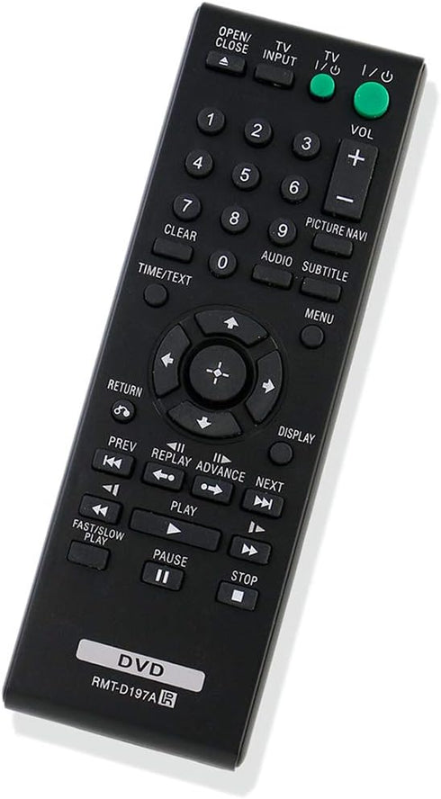 New RMT-D197A RMTD197A Replace Remote fit for Sony DVD Player DVP-SR210 DVP-SR210P DVP-SR510 DVP-SR510H...