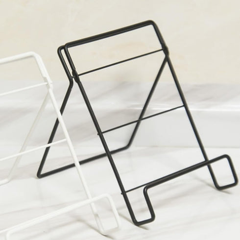 Cookbook Stand Cookbook Holder Foldable Tablet Recipe Book Holder Kitchen Recipe Cooking Display Rest Stand Holder Black...