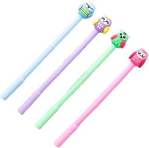 Cartoon Animal Pens Ink Pens Gel Pen Writing Pens Neutral Pens School Office Supplies Kids Gifts 0.5mm Ball Point cone pen,8Pack...
