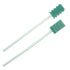 Disposable Dentifrice Treated Oral Care Sponge Swabs, Individual Wrapped 150 Counts (Dark Green)...