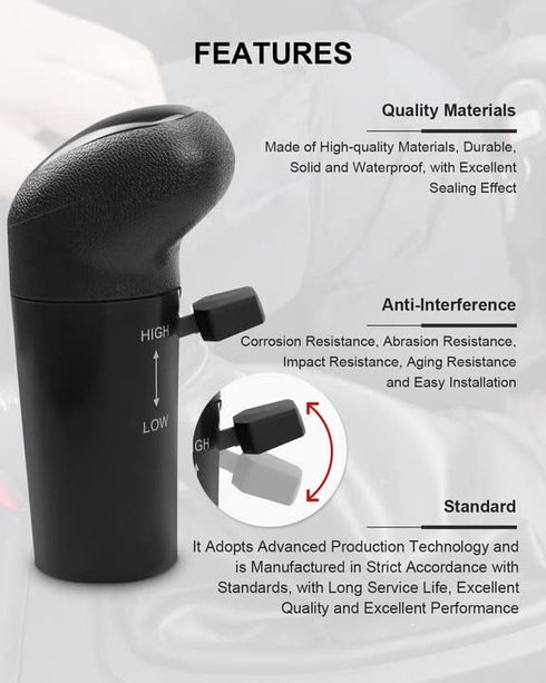 A6909 9 10 Speed Shift Knob Shifter Fits for Eaton Fuller Heavy Duty Trucks Transmission Parts, Replace A-6909 A-5010...