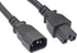 AC Extension Power Cord, IEC320 C14 to IEC320 C15, 14 AWG, 15A, 250V (ZWACDEAE-06)...