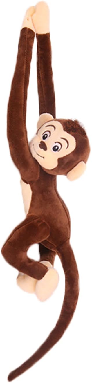 35.4" Hanging Monkey Stuffed Animals Plush Brown Cute Monkey Toy for Kids Adults...