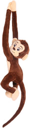 35.4" Hanging Monkey Stuffed Animals Plush Brown Cute Monkey Toy for Kids Adults...