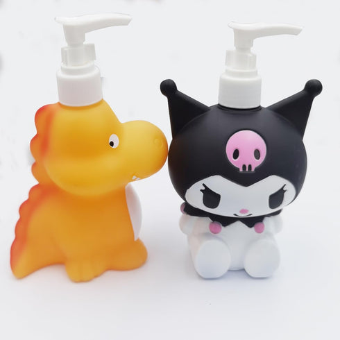 Dinosaur Panda Frog Cute Cartoon Animal Hand Soap Pump Lotion, Hand Soap, Shampoo, Shower Gel Dispenser, Suitable for Bathrooms, Kitchen Counterto...