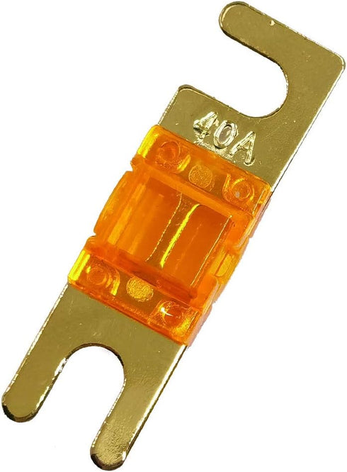 (Pack of 5 pcs) Mini ANL Fuse 40 AMP Car Audio Fuse 40A Gold Plated (40 Amp)...