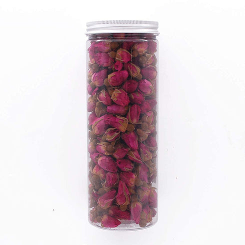 MQUPIN Rose Bud Tea Dried Red Rose-100% Natural Pure Flower Edible Buds Tea Culinary Food Grade Red Rosebud for Drinking DIY Gift(Red Rosebud (90g...
