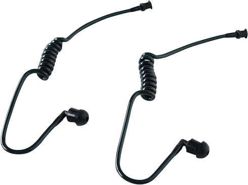 Acoustic Tube Earpiece Coil Tubes Replacement Compatible with Motorola Kenwood Baofeng Midland Two Way Radio Headsets or Walkie Talkie Earpieces (...