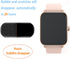 Screen Protector For IDW13 / IDW15 / IDW19 Smart Watch 1.8" (6 PACK) Full Coverage Clear TPU Film Compatible for Woneligo/Fitpolo/MILOUZ SmartWatc...