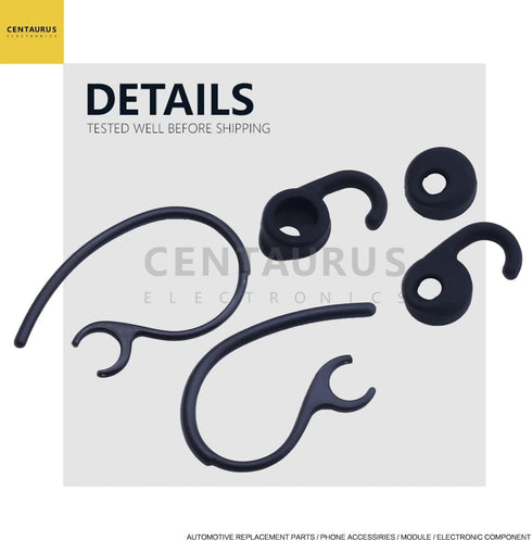 New 3pcs Gel Ear Bud Earbuds tip + 2pcs Ear Hook Loop earhooks Replacement for Jabra EASYCALL EASYGO Clear USA Cell Phones Parts...