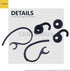 New 3pcs Gel Ear Bud Earbuds tip + 2pcs Ear Hook Loop earhooks Replacement for Jabra EASYCALL EASYGO Clear USA Cell Phones Parts...