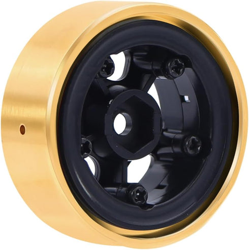 35g/pcs Brass Beadlock Clamp Wheel Weights Inner Rings for 1/18 RC Crawler TRX4M Stock Tires Upgrade...